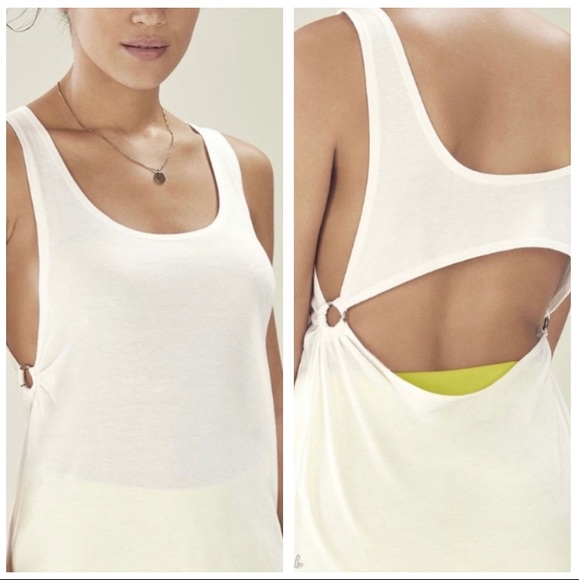 Fabletics Tops - Demi Lovado x Fabletics white Madison Tank XXS